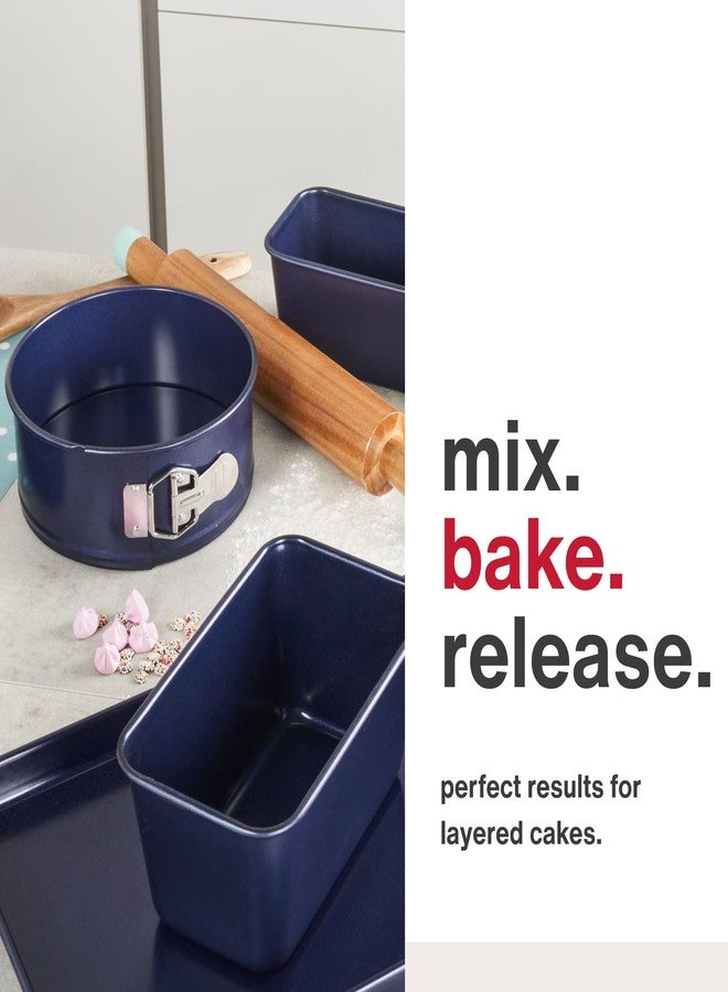 Zyliss E980196 Non-Stick Loose Base Round Sandwich Tin | 23cm/9in | Carbon Steel | Dark Blue | Cake Tin/Baking Tin/Bakeware/Cake Mould | Dishwasher Safe | 5 Year Guarantee - Image 2