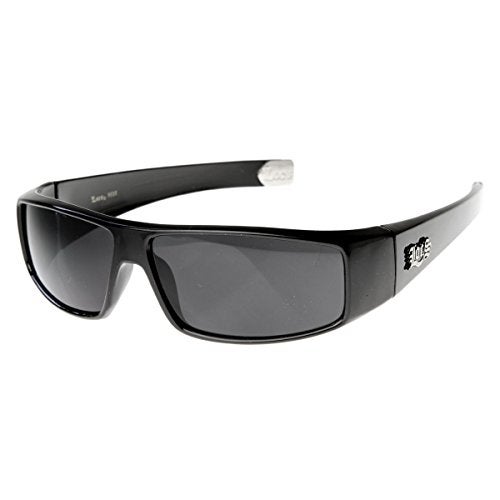 MODA Locs - Flat Top Wrap OG Gangsta Hardcore Locs Sunglasses (Black) - Image 1