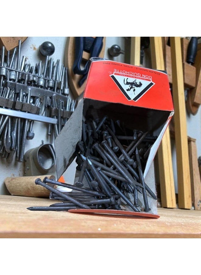 Box of solid black steel nails – durable and rust-resistant for wood, metal, and everyday work - Image 3