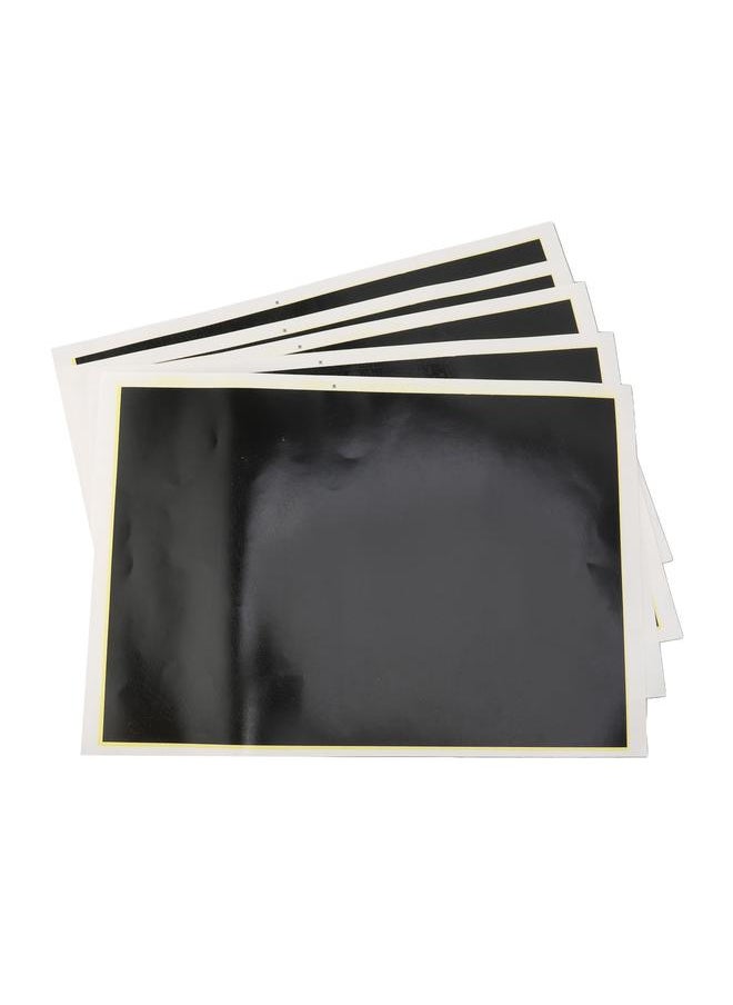 Thoraya 5pcs Laser Engraving Marking Color Paper Black Marking Paper 39x27cm Laser Engraving Paper Engrave On Metal Ceramics Glass  - Image 2