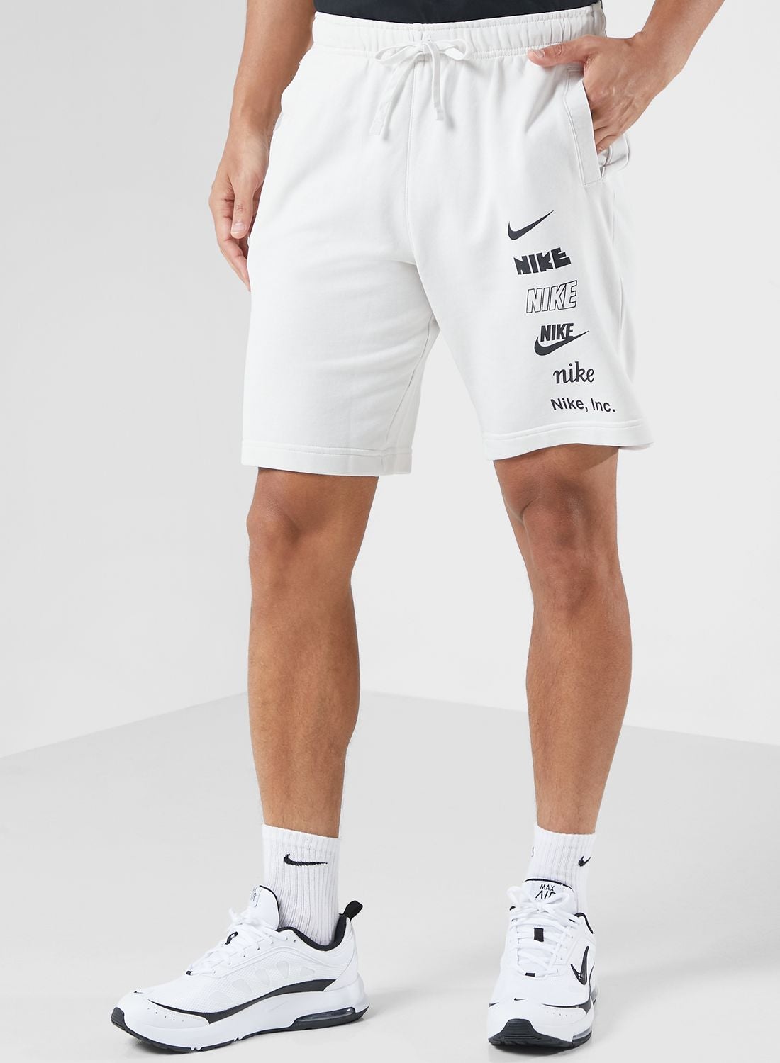 nike club logo shorts