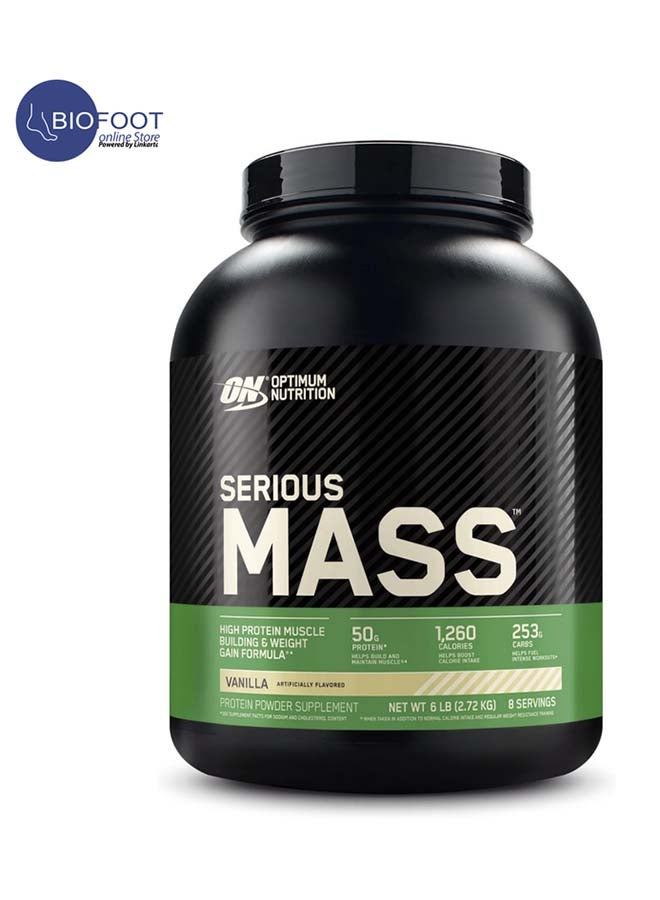 Optimum Nutrition Serious Mass High Protein - Vanilla - 2.72 Kg - Image 1