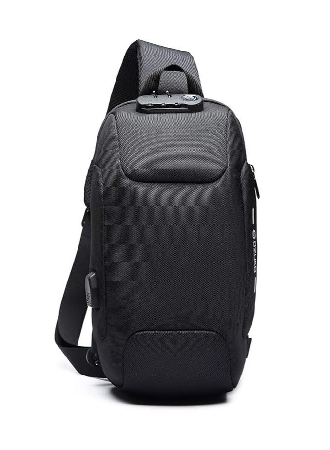 FANDARE Anti theft bag, new men's bag with USB charging port, size L - Image 1