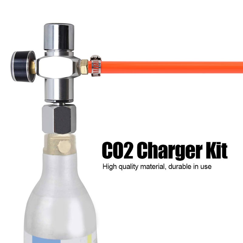 Tr21x4 CO2 Mini Gas Regulator Keg Adapter Pressure Gauge Charger Kit Soda Accessories - Image 2