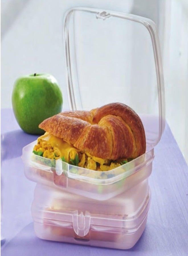 Tupperware Sandwich Keeper Set of 2 in Sheer - Image 5