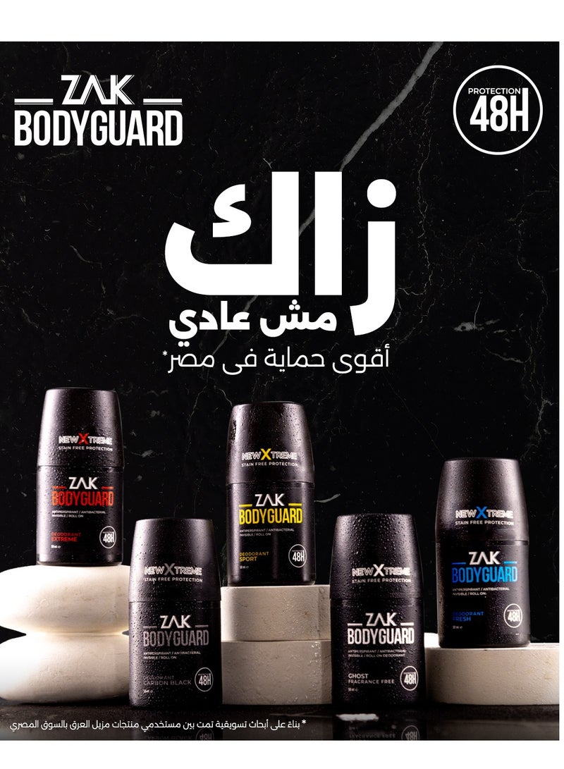 زاك بودي جارد مزيل العرق  رول أون فريش 48 ساعة - 50 مل - Image 2