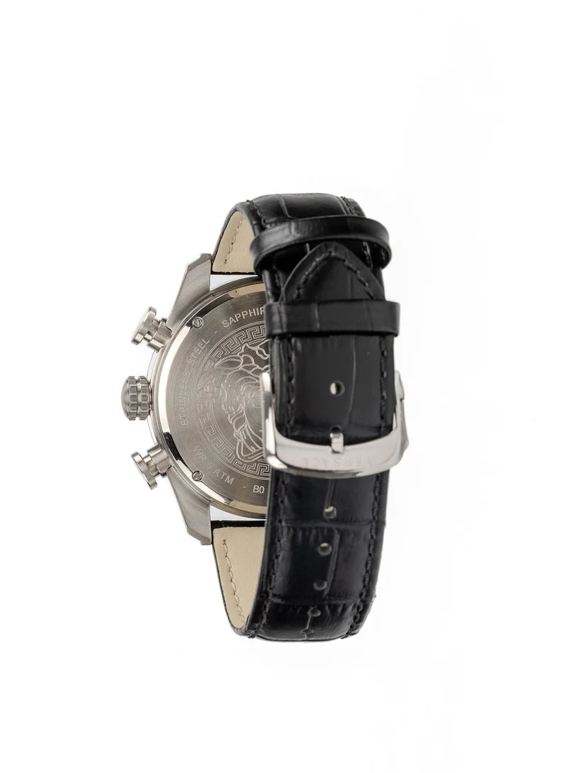 VERSACE V-Ray Chronograph Quartz Silver Dial Watch