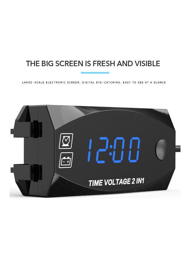 NIBEMINENT 2 In 1 Voltmeter For Motorcycle - Image 2