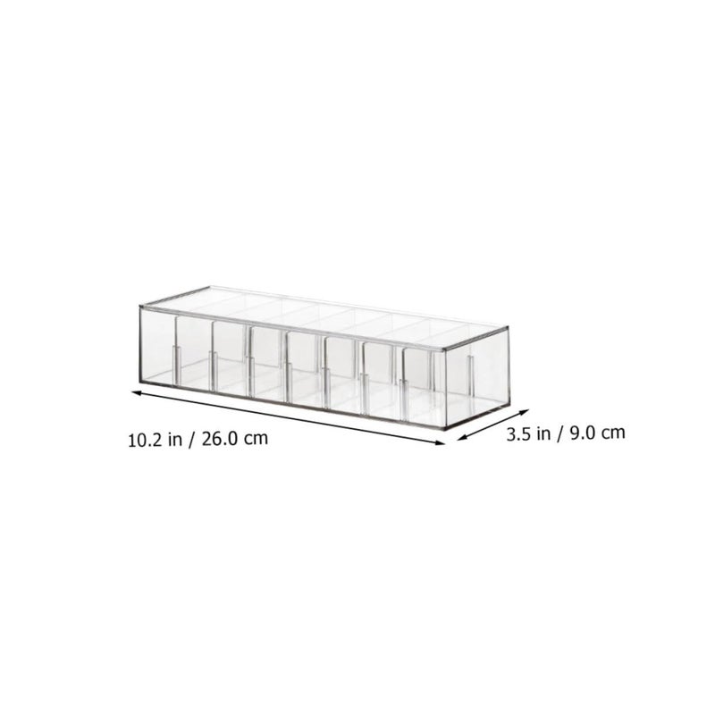 Modern 26X9cm Multi Grid Storage Box Organizer For Jewelry Cable Management - Image 3