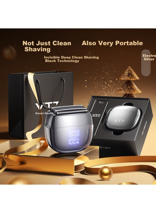Vtt Electric Shaver Reciprocating Portable Compact Travel Gift For Boyfriend Father Dad Birthday - Image 4