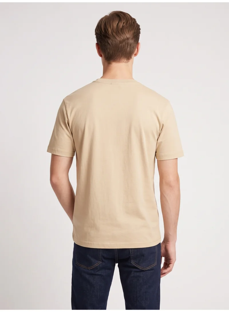مارفل Marvel Men’s Captain America “First Avenger” Graphic T-Shirt – Beige