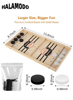 Fast Sling Puck Game Wooden Hockey Game Sling Board Games Toy Paced Winner Board Games Toys Desktop Battle Parent-Child Interaction Winner Slingshot Game for Kids & Adults - pzsku/ZF295B145FBB26048CD00Z/45/_/1728542808/c92865df-be49-4de6-a660-421b05476df0