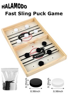 Fast Sling Puck Game Wooden Hockey Game Sling Board Games Toy Paced Winner Board Games Toys Desktop Battle Parent-Child Interaction Winner Slingshot Game for Kids & Adults - pzsku/ZF295B145FBB26048CD00Z/45/_/1728542836/5a6070ad-5a7e-41b3-b527-1e0861569965