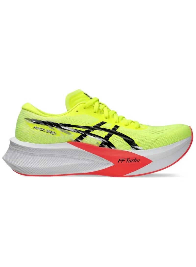 أونيتسوكا تايجر ASICS MAGIC SPEED 4 – حذاء جري عالي الأداء للجنسين – أصفر آمن - Image 1