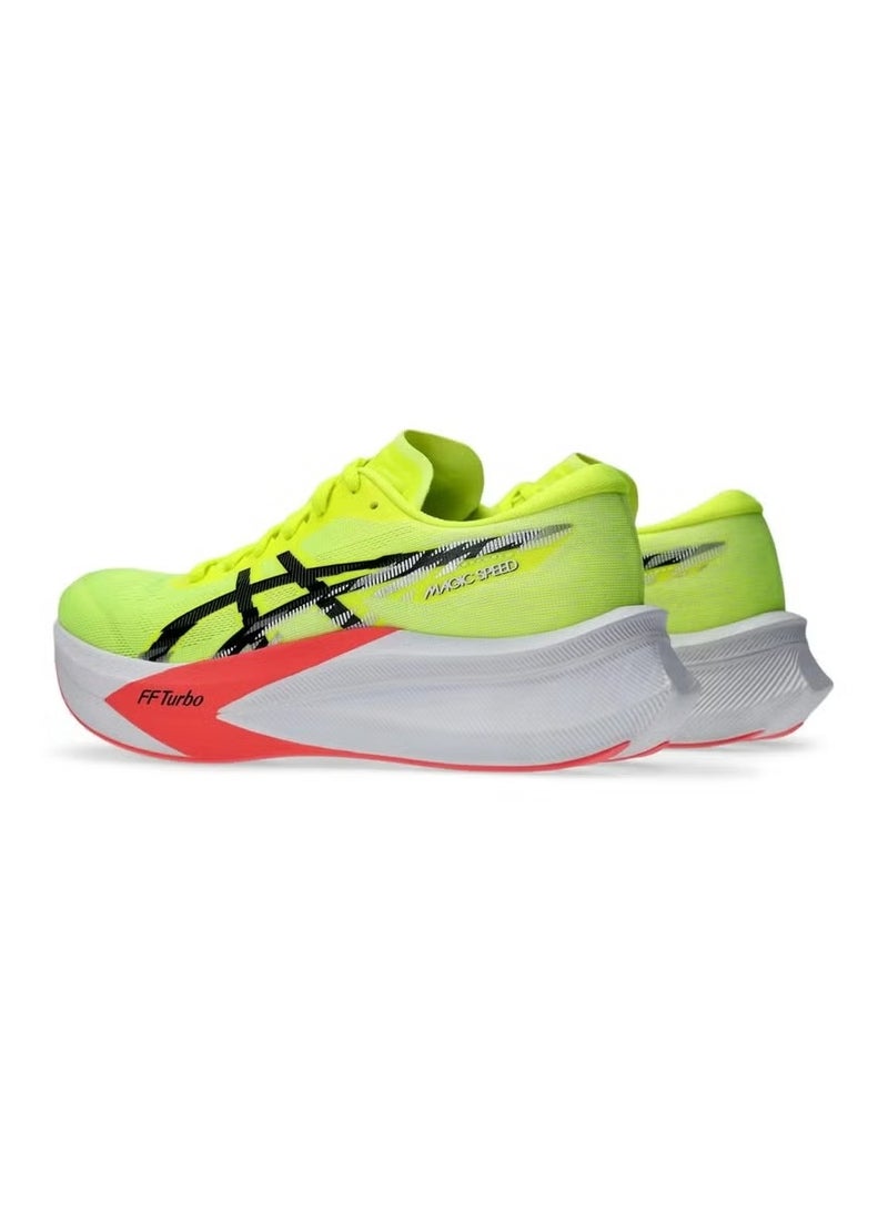أونيتسوكا تايجر ASICS MAGIC SPEED 4 – حذاء جري عالي الأداء للجنسين – أصفر آمن - Image 3
