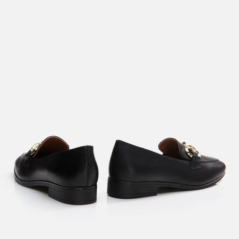 Hotiç 01AYH291000A100 GENUINE Leather Black Women's Loafer  - Image 5