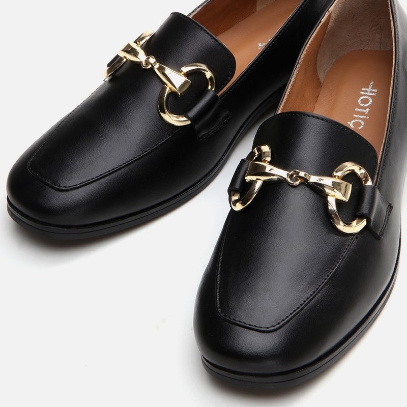 Hotiç 01AYH291000A100 GENUINE Leather Black Women's Loafer  - Image 4