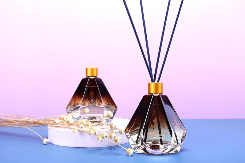 WEALD TRIBE Reed Diffuser, Stick Oil Diffusers Set | Jasmine Scent 3.4 fl oz Home Fragrance Diffuser with Fiber Sticks | Gift for Home Decor and Office Decor - Image 5
