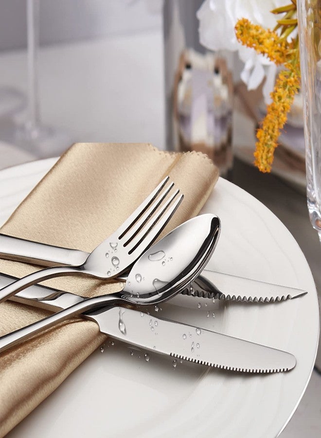 Scent Time Forks,Salad Forks,Set of 6 Top Food Grade Stainless Steel Forks Silverware Set, Flatware Forks,Cutlery Forks,6.5 Inches, Mirror Polished & Dishwasher - Image 5