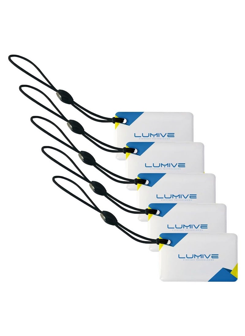 LUMIVE - Lumive M1 IC Cards For Smart Door Locks Compatible with TTLock,Tuya Smart Locks , 13.56MHz RFID Fob Key for Keyless Entry- 5 Pieces - Image 1