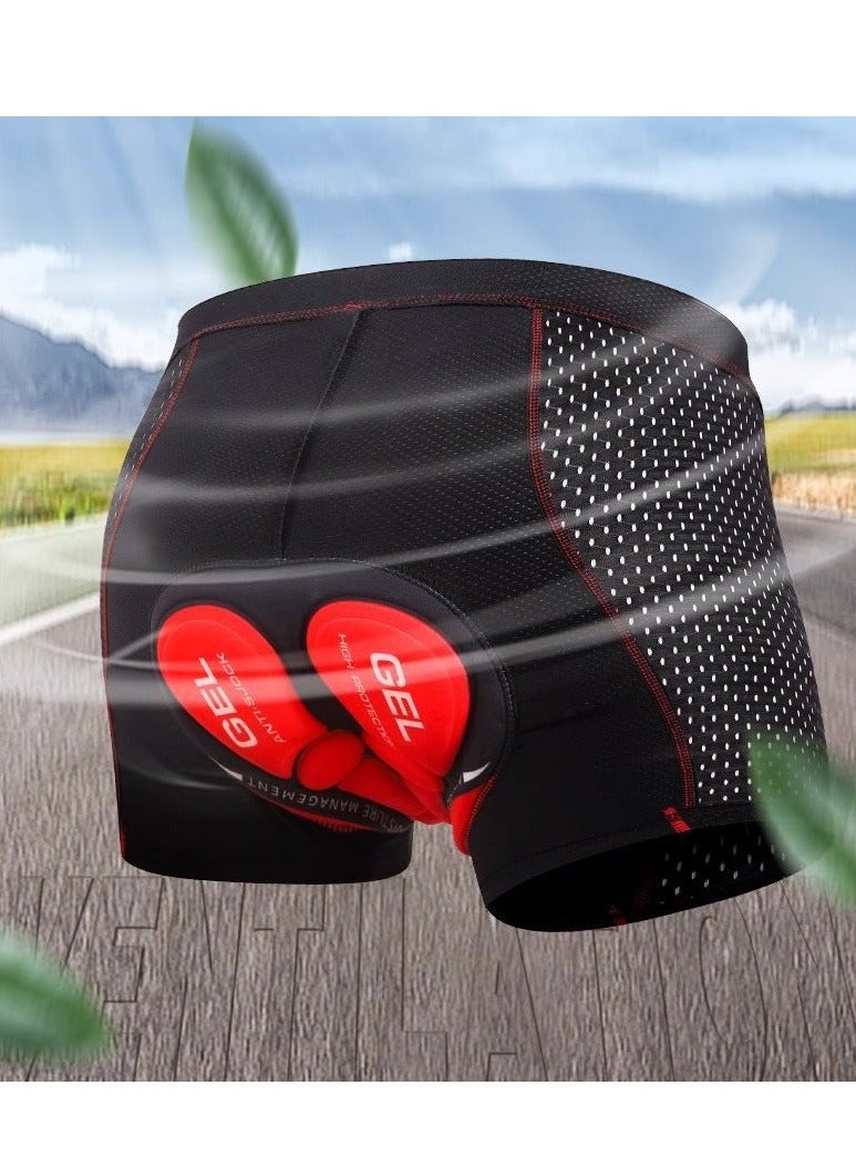 MIXDE Men's Cycling Underwear Shorts 3D Padded Gel MTB Biking Shorts Pants with Breathable Adsorbent Design - Image 3