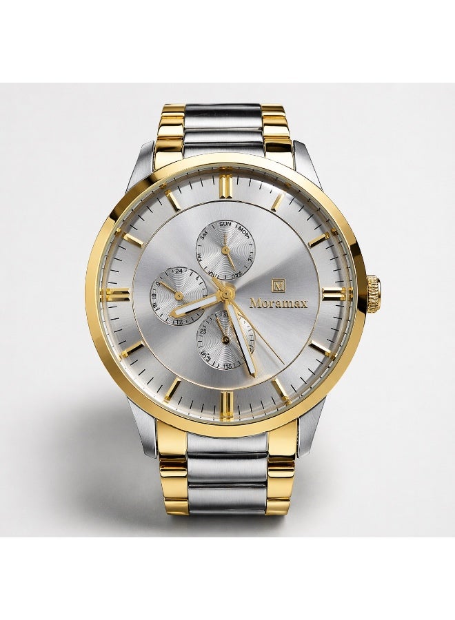 Moramax Executive Two-Tone Luxury Multi-Dial Watch - Image 1