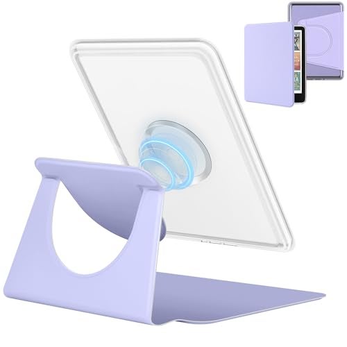 Vane Oak Magnetic Detachable 2-in-1 Stand Case for 7'' Kindle Paperwhite 12th Gen 2024 and Kindle Colorsoft Signature Edition, Slim PU Shell Cover Case with Auto Wake/Sleep, Light Purple - Image 1