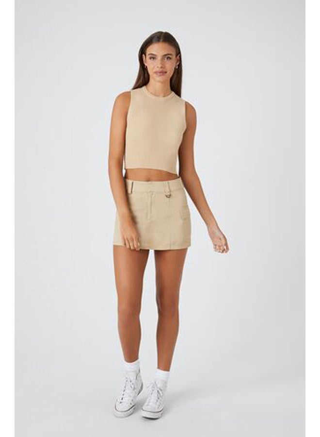 FOREVER 21 Sweater-Knit Cropped Tank Top - Image 4