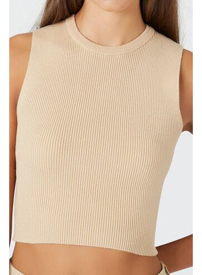 FOREVER 21 Sweater-Knit Cropped Tank Top - Image 5