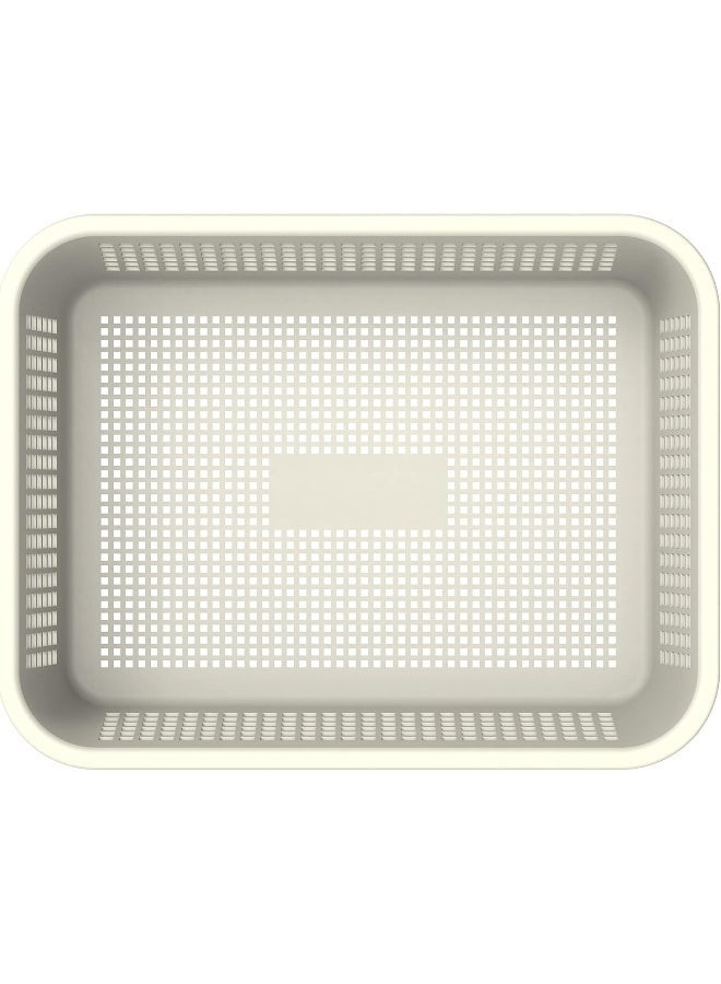 HOMESTAR Small Fruit Tray Storage Basket (Off White) - Image 5