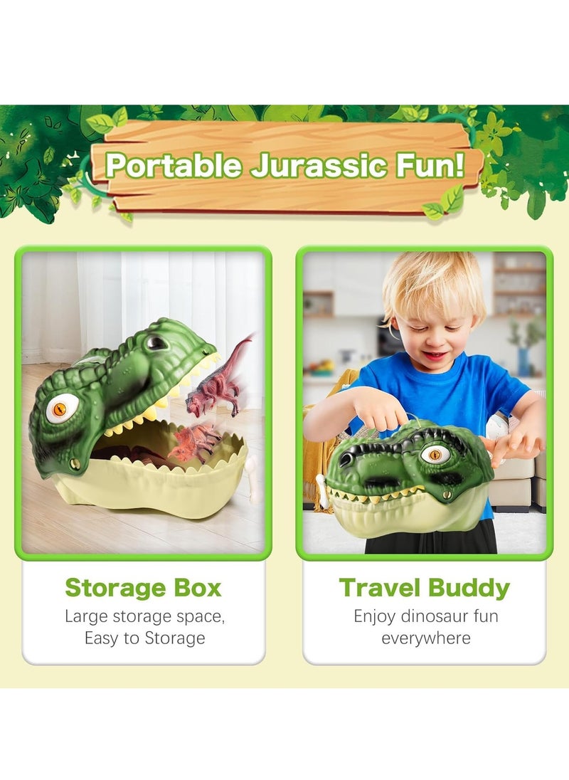 Dinosaur Toys Toddler Toys for Kids 3-5,45PCS Realistic Jurassic Dinosaurs Figures with Eggs&Trees&Fence,Educational Figures,Classroom,Party Favors,Birthday Day Gifts and Prize for Boys & Girls  - Image 4