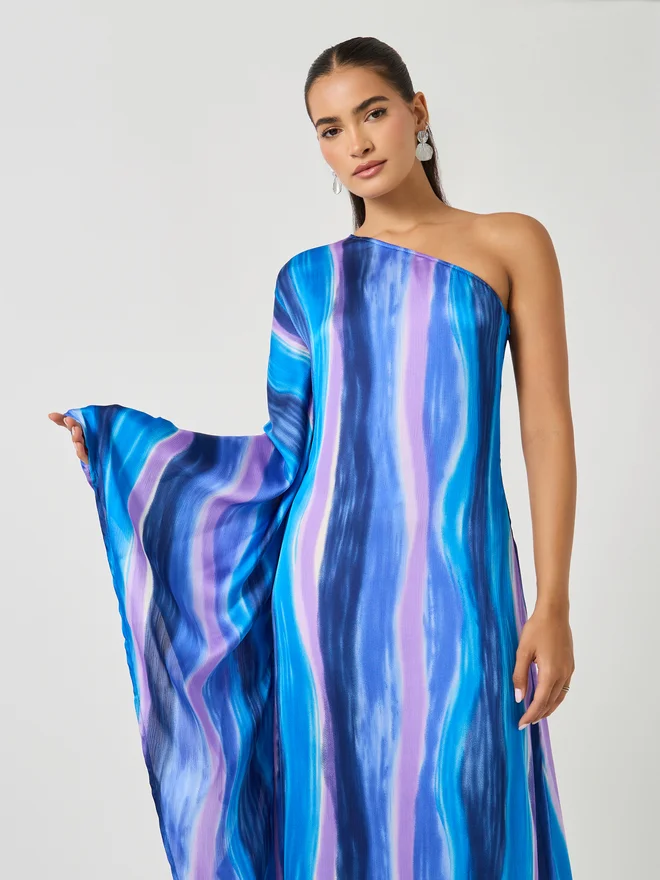 Styli One-Shoulder Maxi Dress