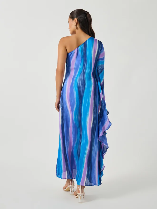 Styli One-Shoulder Maxi Dress