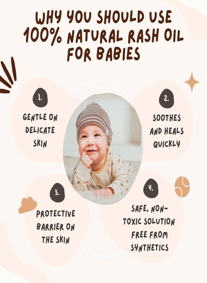 COCO CRUSH Baby Rash Relief Oil | Natural Diaper & Nappy Rash Solution | Soothes Redness, Irritation & Itching | 100% Pure Coconut, Lavender & Lemongrass Oils | Gentle & Safe for Babies (100ML) - Image 2