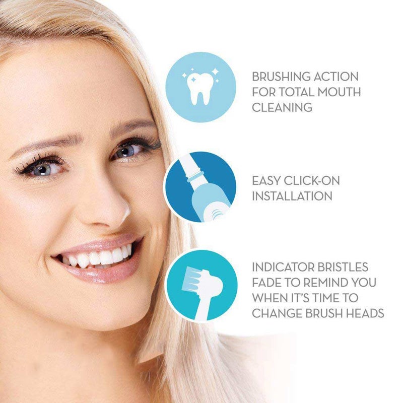 Replacement Brush Heads: Pack of 4/8/12, 16-Degree Angled Bristles for Deep Plaque Removal, Cross Action Brush Heads for Sensitive Gum Care, Compatible with Most Braun Oral-B Rechargeable & Battery El - Image 4