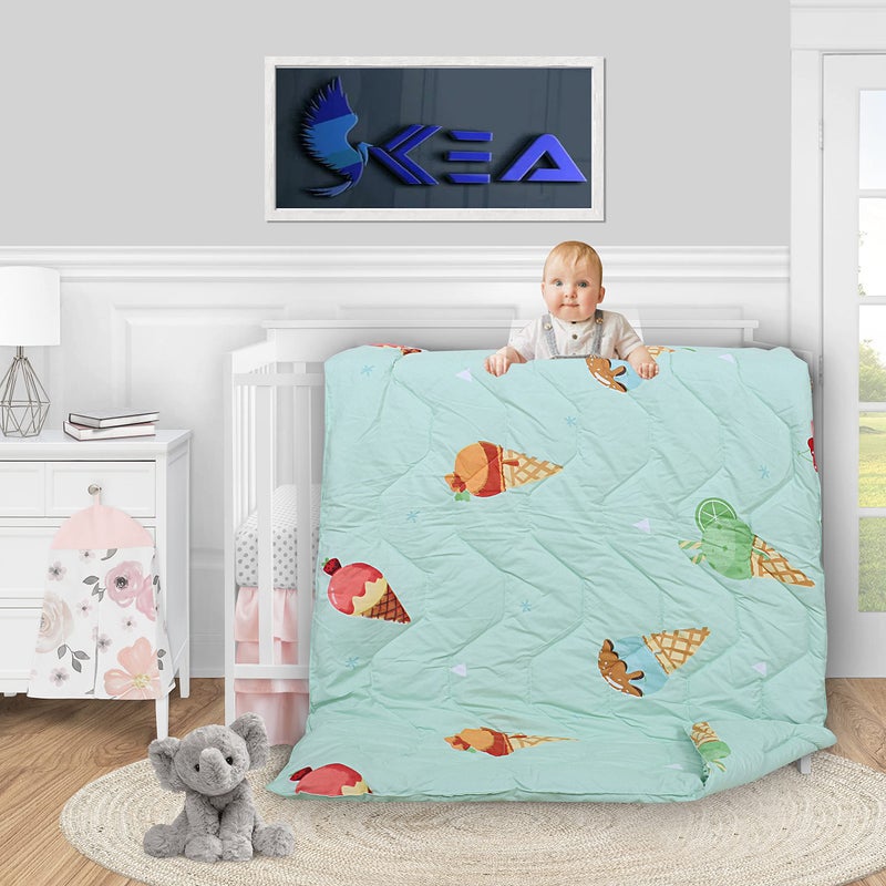 KEA Microfiber All Weather Printed Baby Comforter, 250 GSM|Size - 22X30 Inch|Kids Comforter - Image 1