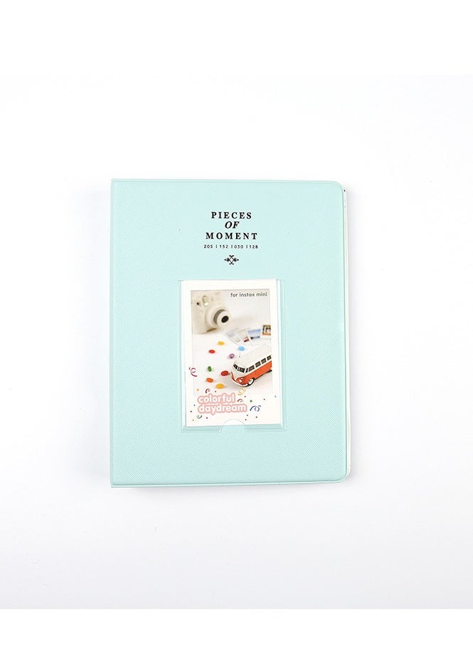 Ozone 128 Card Slots Are Suitable For Fujifilm Mini Album Instax Mini Series: Such As Instax Mini 7s, 8, 25, 50s, 70, 90, Etc., Instax Square Series: Such As Instax Square Sq10, Sq20, Etc., Instax Wide Series: Such As Instax Wide 300, Wide 210 And Other Polaroid Instant Camera Flamingo Lake lue  - Image 1