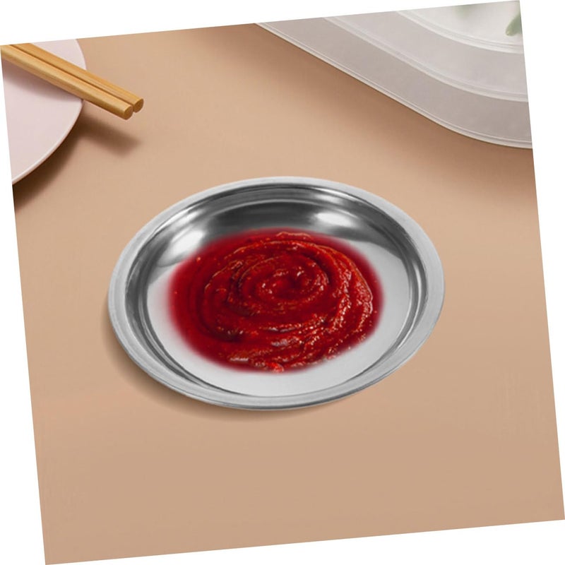 6 Pcs Stainless Steel Condiment Bowls For Sushi Dipping And Seasonings Space Saving Kitchen - Image 4