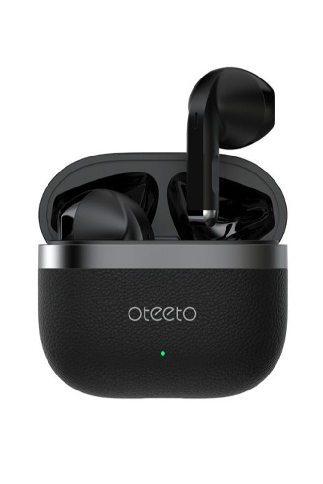 Oteeto OT204 Mini Buds Sound Earbuds With Hi-Fi Sound Quality Multi Functional Touch Sensor and Microphone Compatible With Mobiles and Tablets Black - Image 2