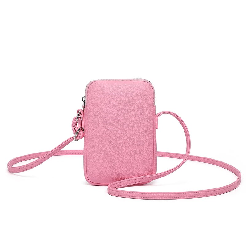 YONBEN PU leather Small Crossbody Purse Zipper Cell Phone Bag Mini Shoulder Purse Wallet Smart Phone - Image 1