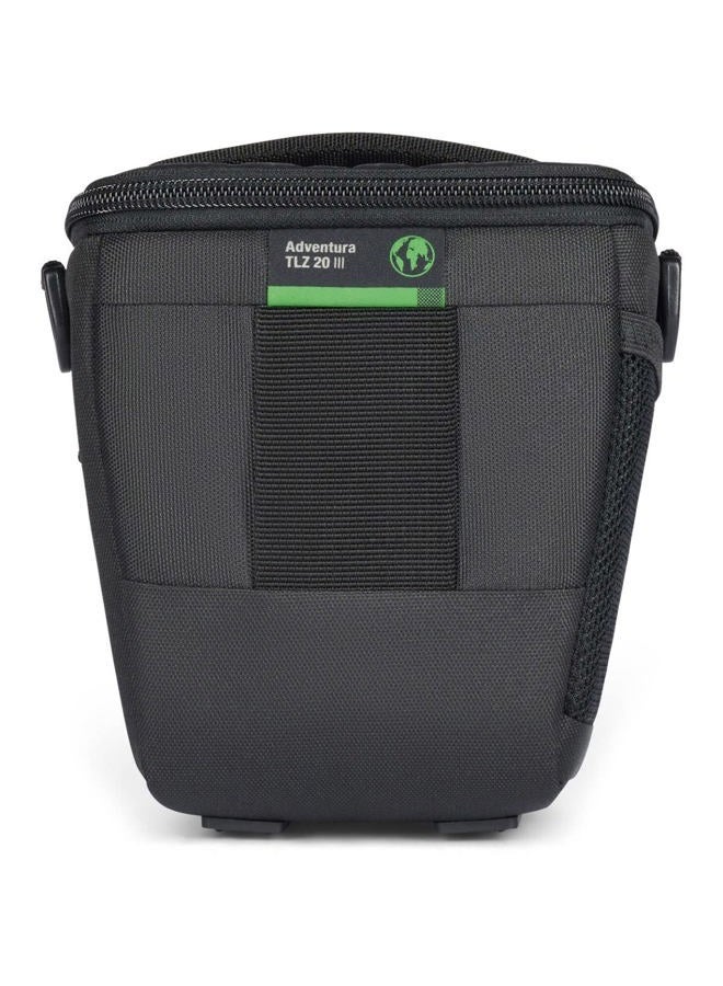 Lowepro Adventura TLZ 20 III, Camera Shoulder Bag with Adjustable/Removable Shoulder Strap, Bag for Mirrorless Camera, Compatible with Fujifilm XT200, Canon M50 MII, EOS R10, Nikon Z50, Black - Image 5