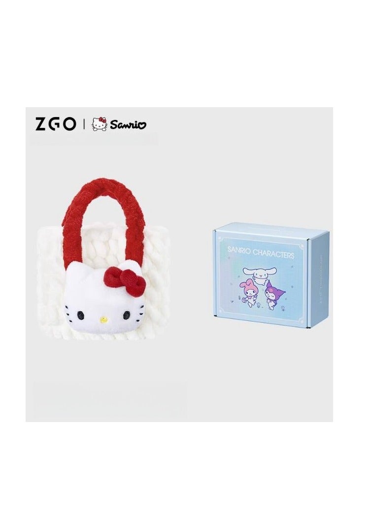 ZGO Earphone Bag, Plush Knitted Coin Purse, Small Storage Bag - Image 1