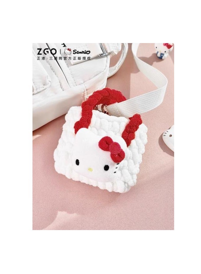 ZGO Earphone Bag, Plush Knitted Coin Purse, Small Storage Bag - Image 2