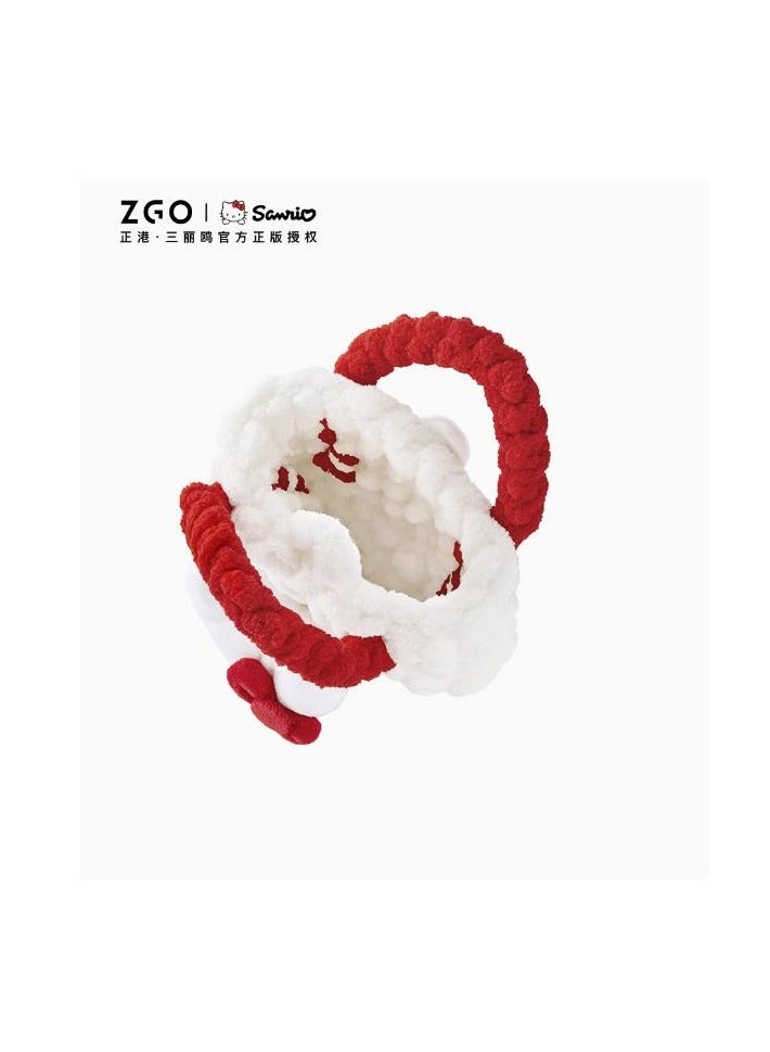 ZGO Earphone Bag, Plush Knitted Coin Purse, Small Storage Bag - Image 4