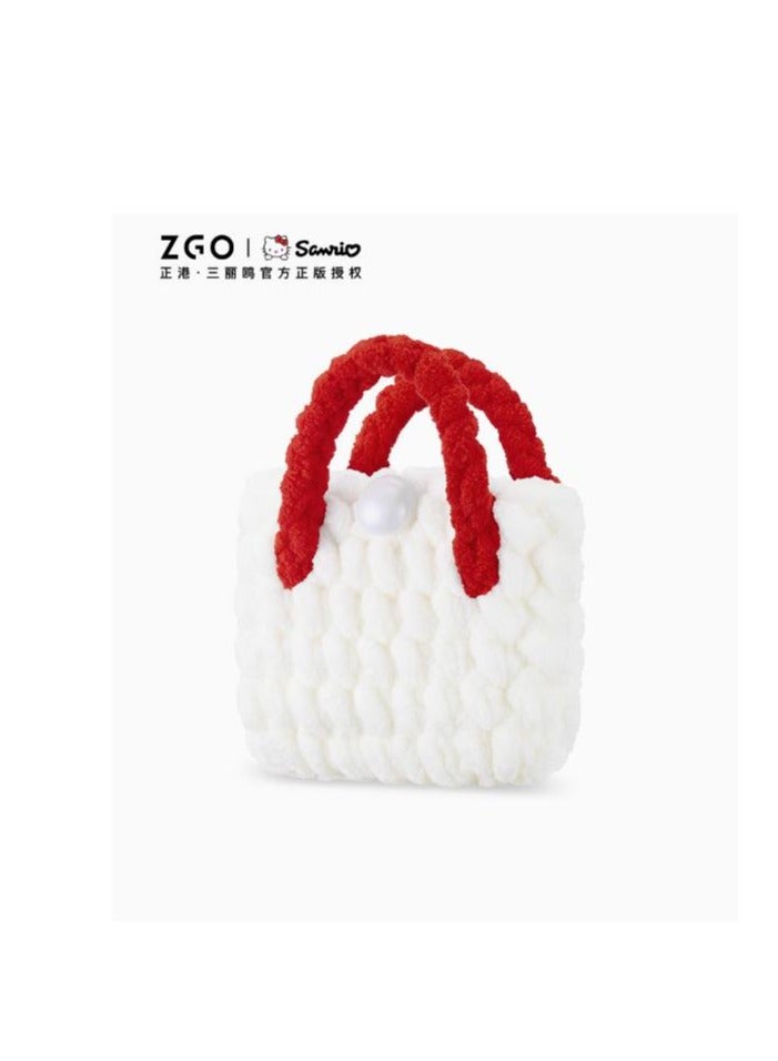 ZGO Earphone Bag, Plush Knitted Coin Purse, Small Storage Bag - Image 5