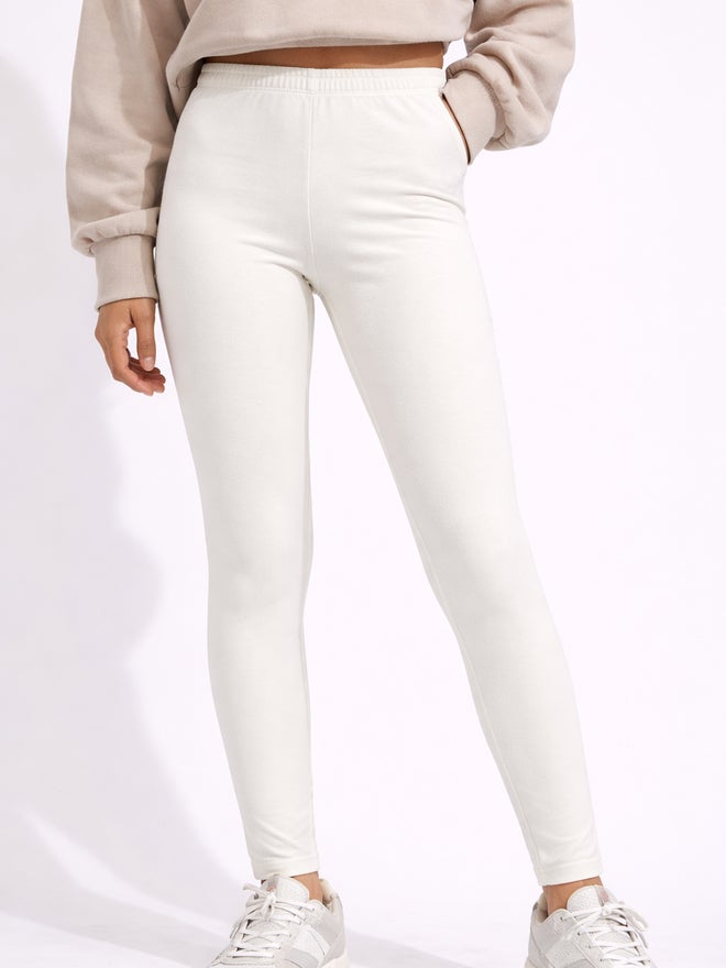 victor and jane Pack of 2 - Girls Basic Stretch Leggings - Image 2