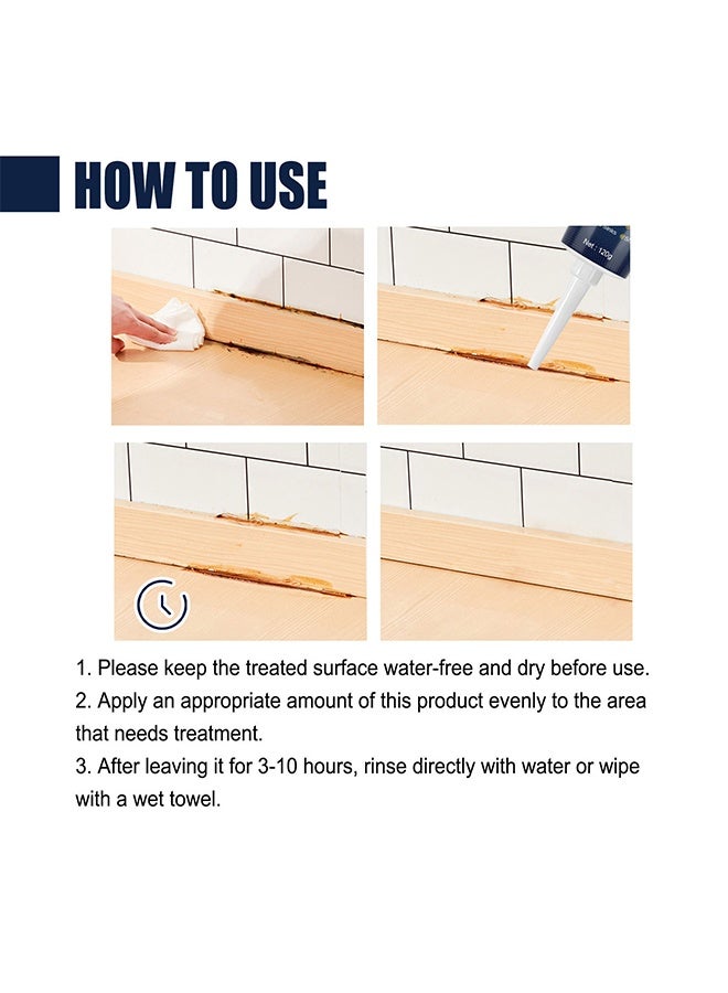 جوي فيش جل مزيل مزيل البقع من العفن الفطري ، جل تنظيف العفن المنزلي مع إزالة البقع السوداء ، للغسالة ، شرائط الثلاجة ، المطبخ ، الاستحمام ، بلاط الحمام ، الجدران ، الأسقف ، بقع العفن ، جل إزالة العفن متعدد الوظائف - Image 5