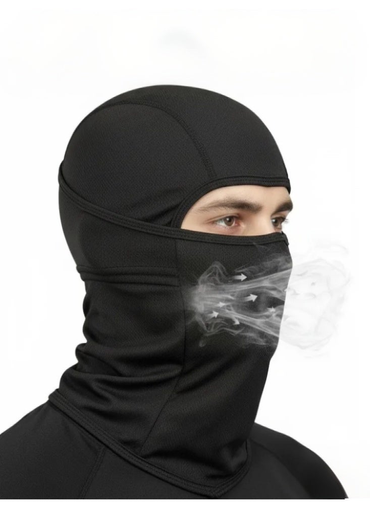 قناع وجه كامل قابل للتنفس للتزلج وركوب الدراجات النارية والجري والحماية من الأشعة فوق البنفسجية - خفيف الوزن ومتين - Image 4