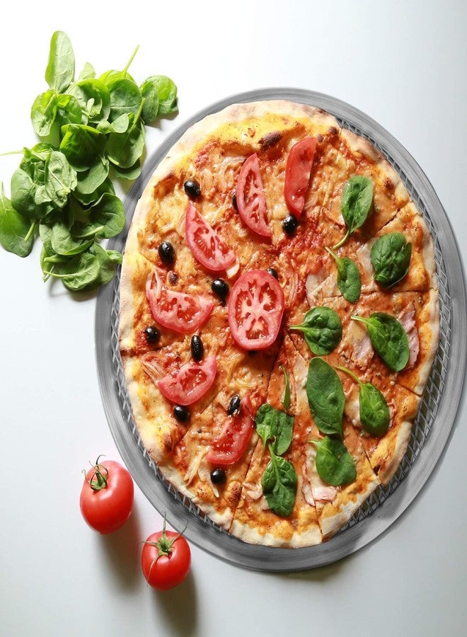 Zoov Aluminum Pizza Screen/Mesh for Home Kitchen Restaurant Supplies Sliver (11 inch 3 Pcs) - Image 4