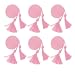 UIALECG 6 Pieces Graduation CordsPink Honor Cords68 Inch - Image 2